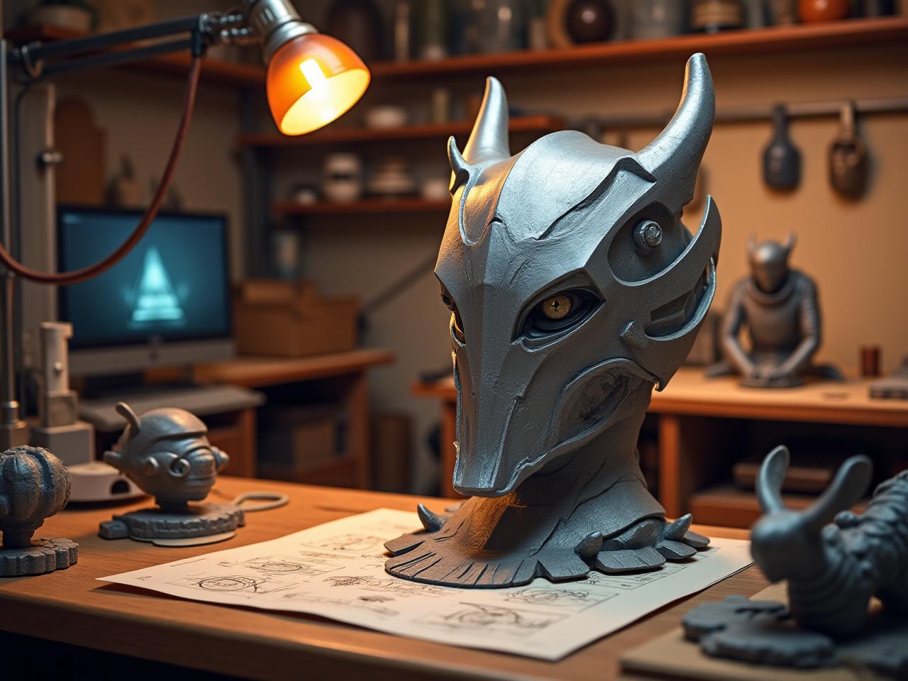 Taller de Dracoforge Atelier con props de cosplay y tecnología 3D